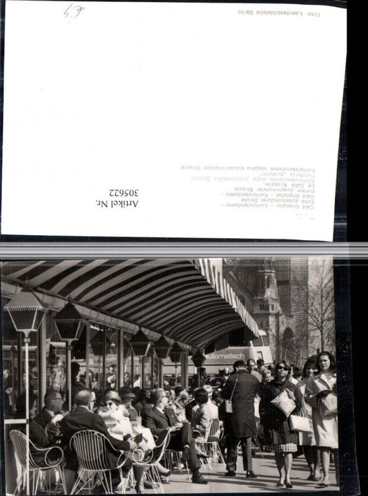 305622,Berlin Kurfürstendamm Cafe Kranzler Terrasse