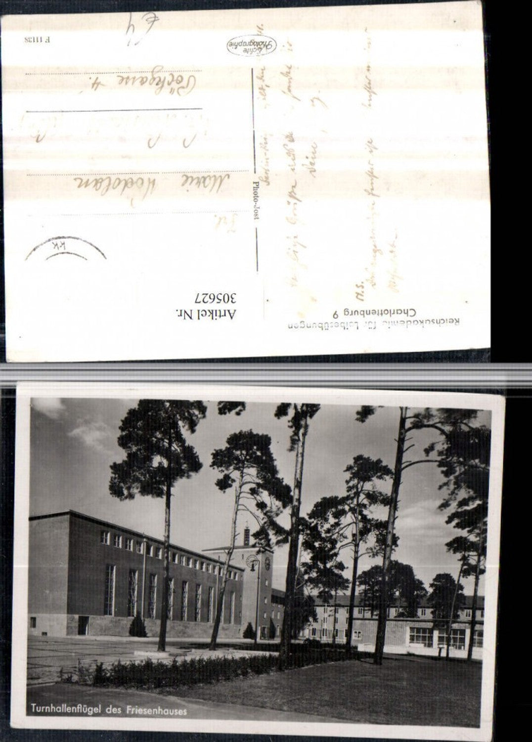 305627,Berlin Charlottenburg Turnhallenflügel des Friesenhauses