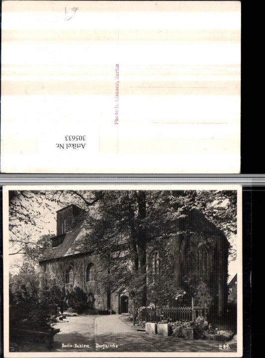 305633,Berlin Dahlem Dorfkirche Kirche