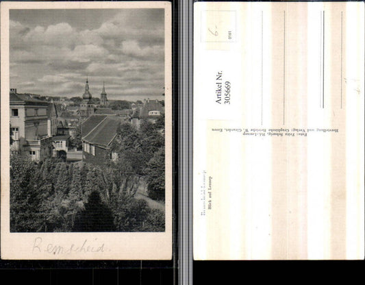 305669,Remscheid-Lennep Blick auf Lennep Teilansicht