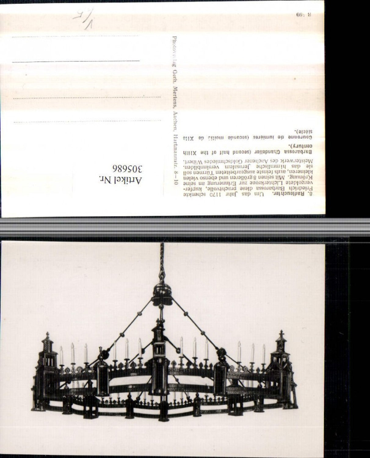 305686,Aachen Radleuchter Detailansicht pub Gerhard Mertens