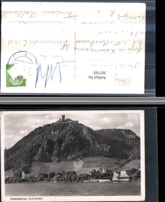 305705,Siebengebirge Drachenfels Burg Ruine b. Königswinter