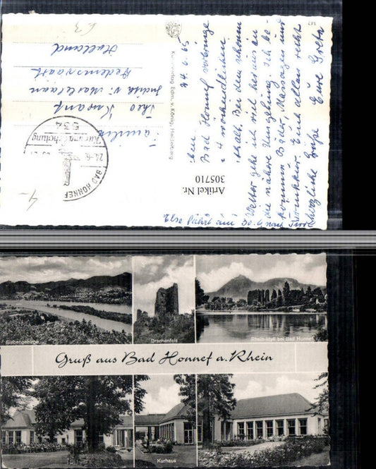 305710,Bad Honnef am Rhein Kurhaus Drachenfels Siebengebirge Mehrbildkarte