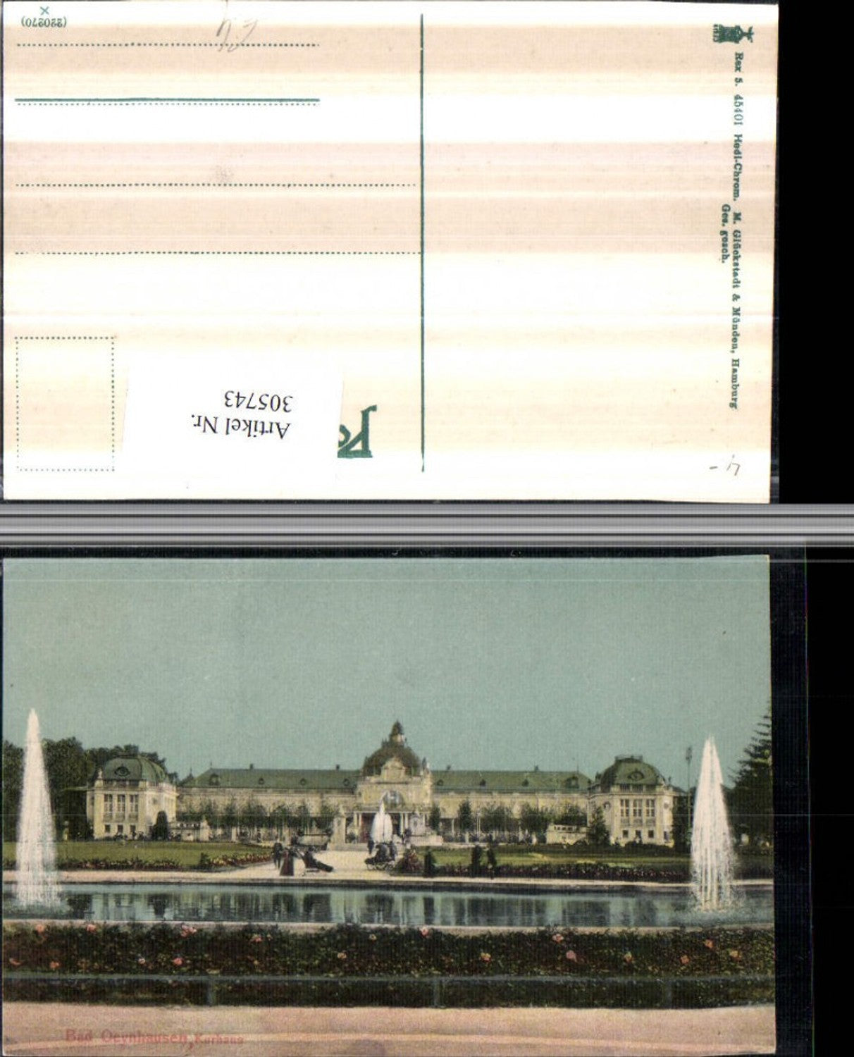 305743,Bad Oeynhausen Kurhaus Fontäne