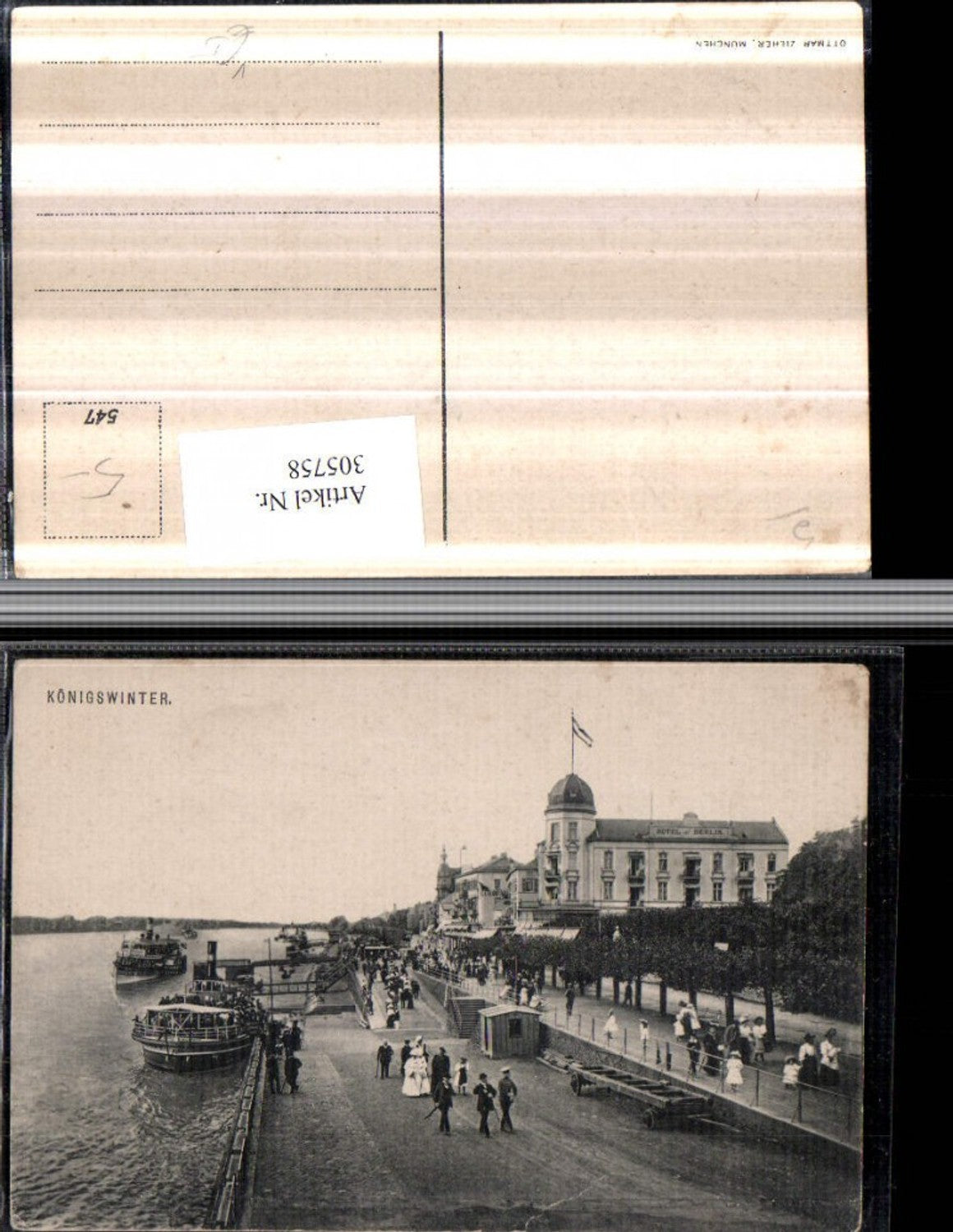 305758,Königswinter Promenade Hotel Berlin Dampfer pub Ottmar Zieher