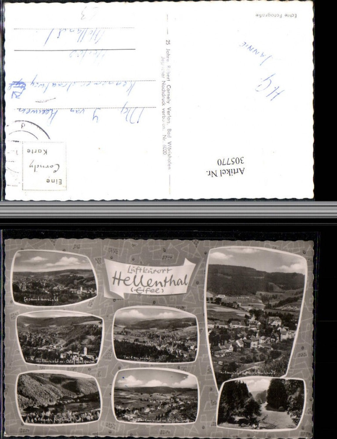 305770,Hellenthal in d. Eifel Totale Mehrbildkarte