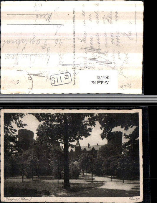 305781,Kempen am Rhein Burg