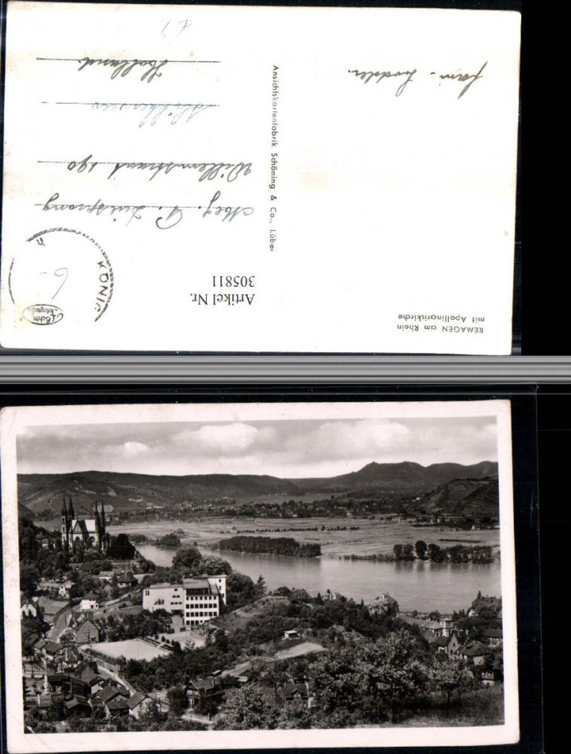 305811,Remagen am Rhein Teilansicht m. Apollinariskirche Kirche