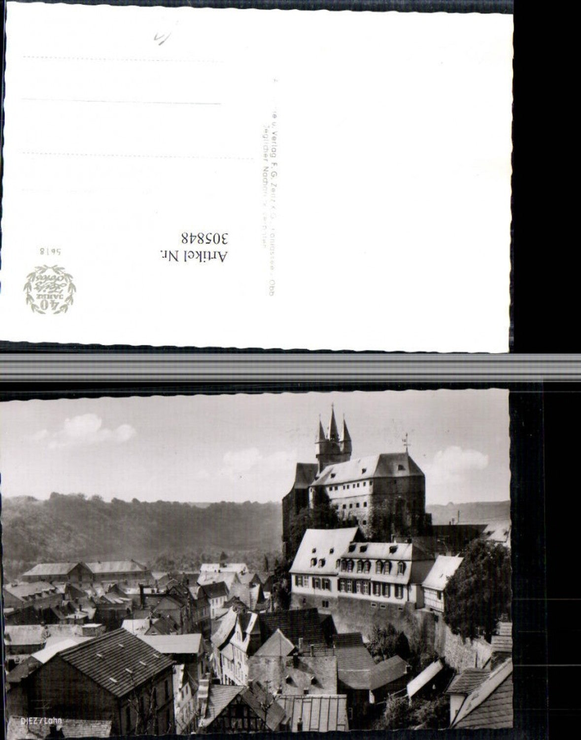 305848,Diez an d. Lahn Teilansicht m. Schloss