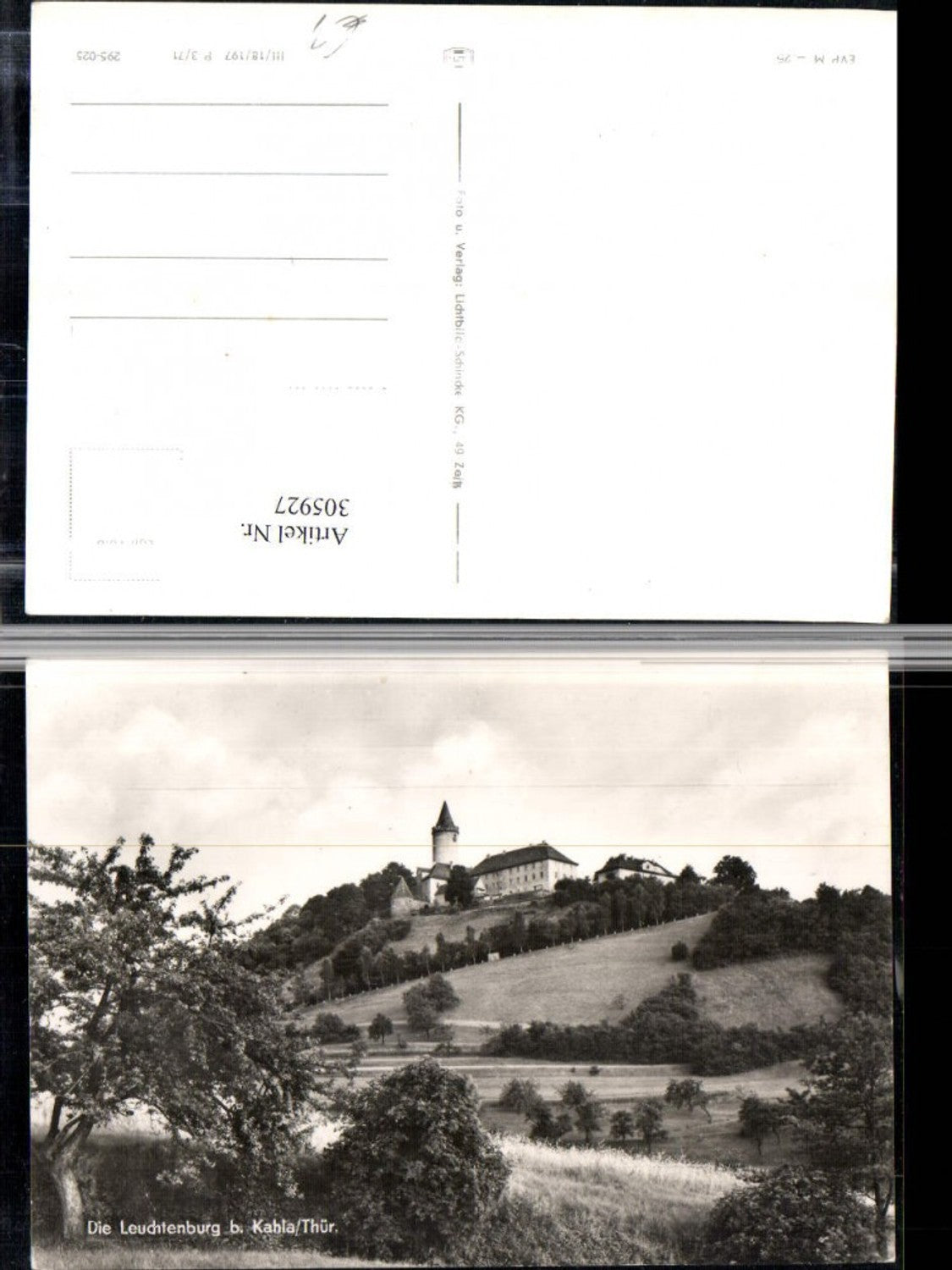 305927,Leuchtenburg Burg b. Kahla in Thüringen