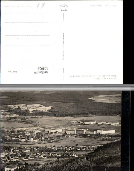 305928,Ilmenau Totale Blick zum Ehrenberg m. Technischer Hochschule