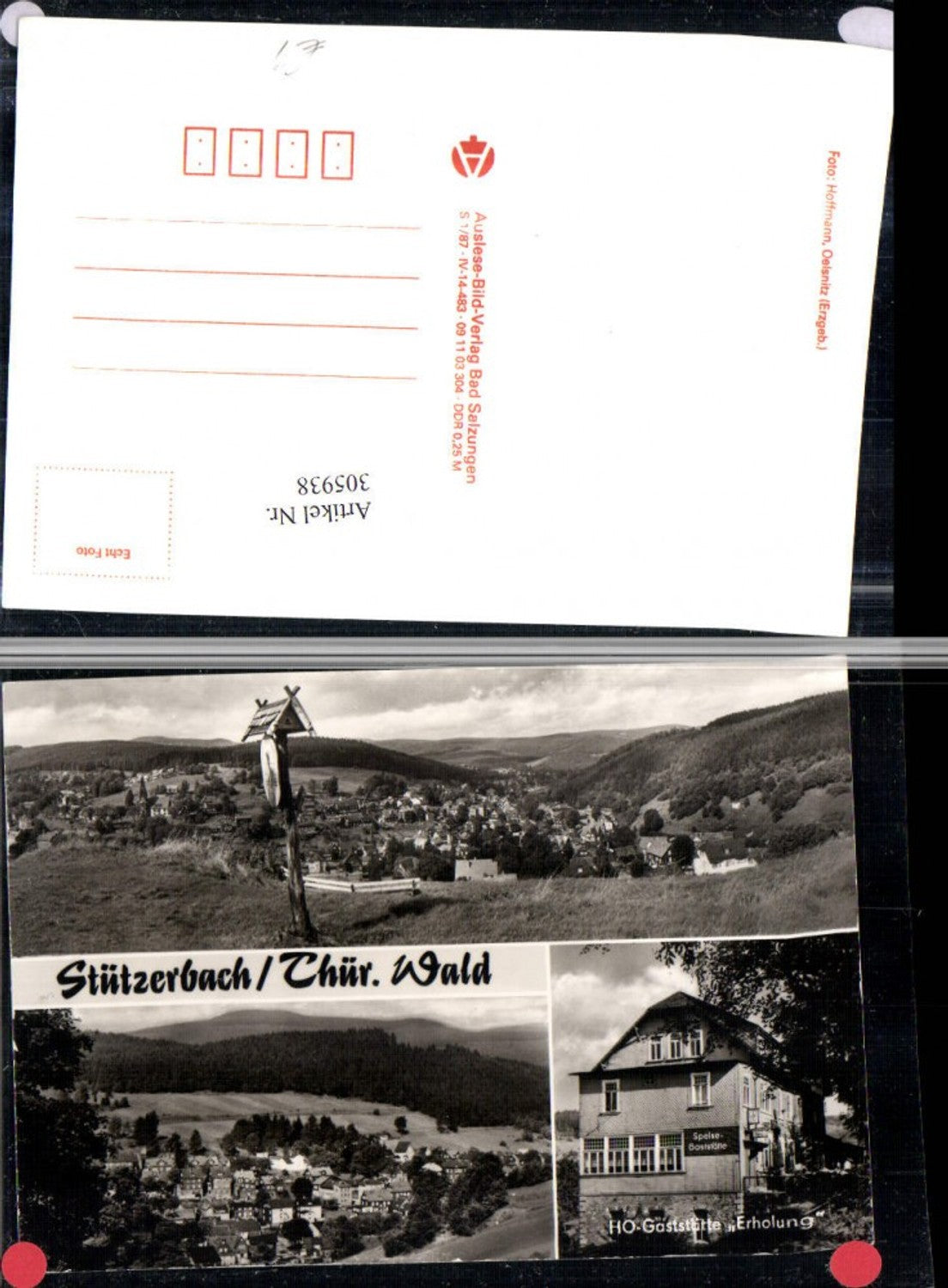 305938, Stützerbach in the Thuringian Forest, Total Restaurant Recreation Multi-view map