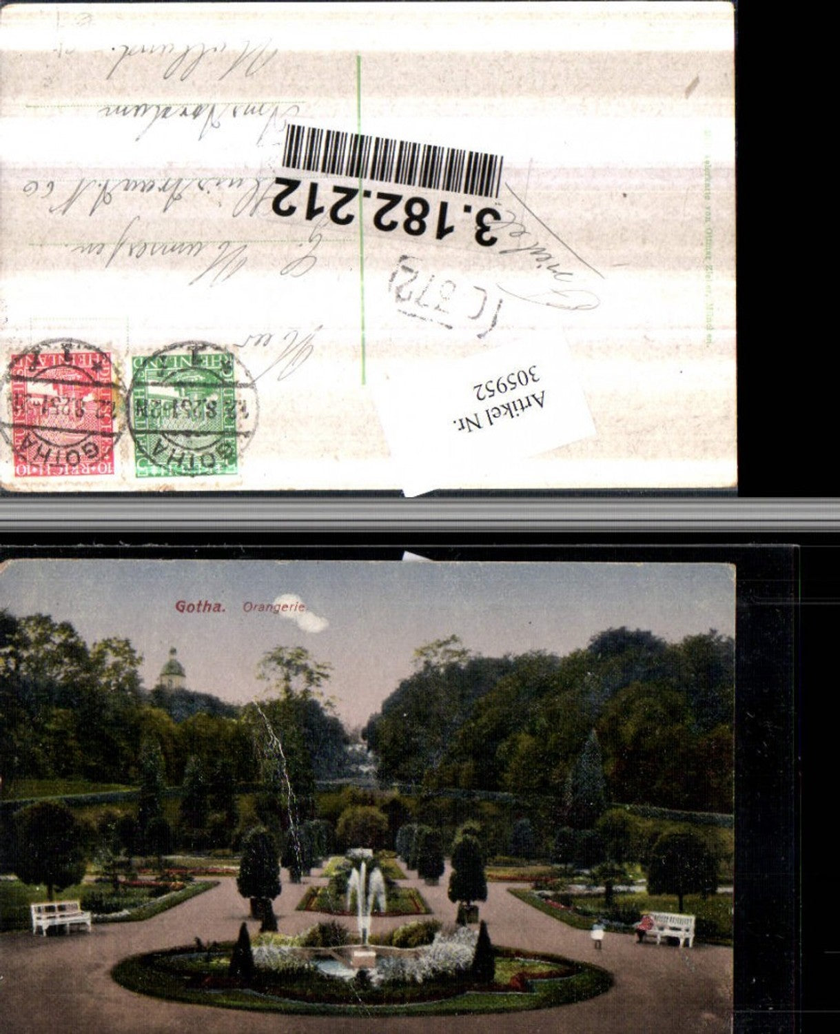 305952,Gotha Orangerie Springbrunnen