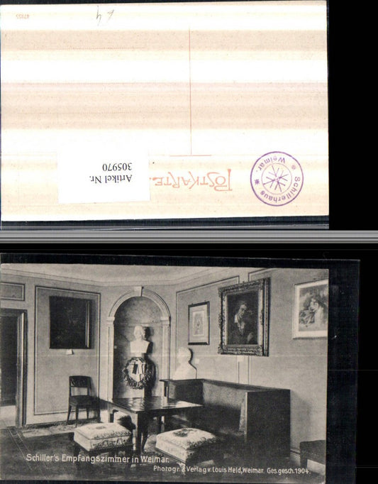 305970, Weimar Schiller's Reception Room Interior View