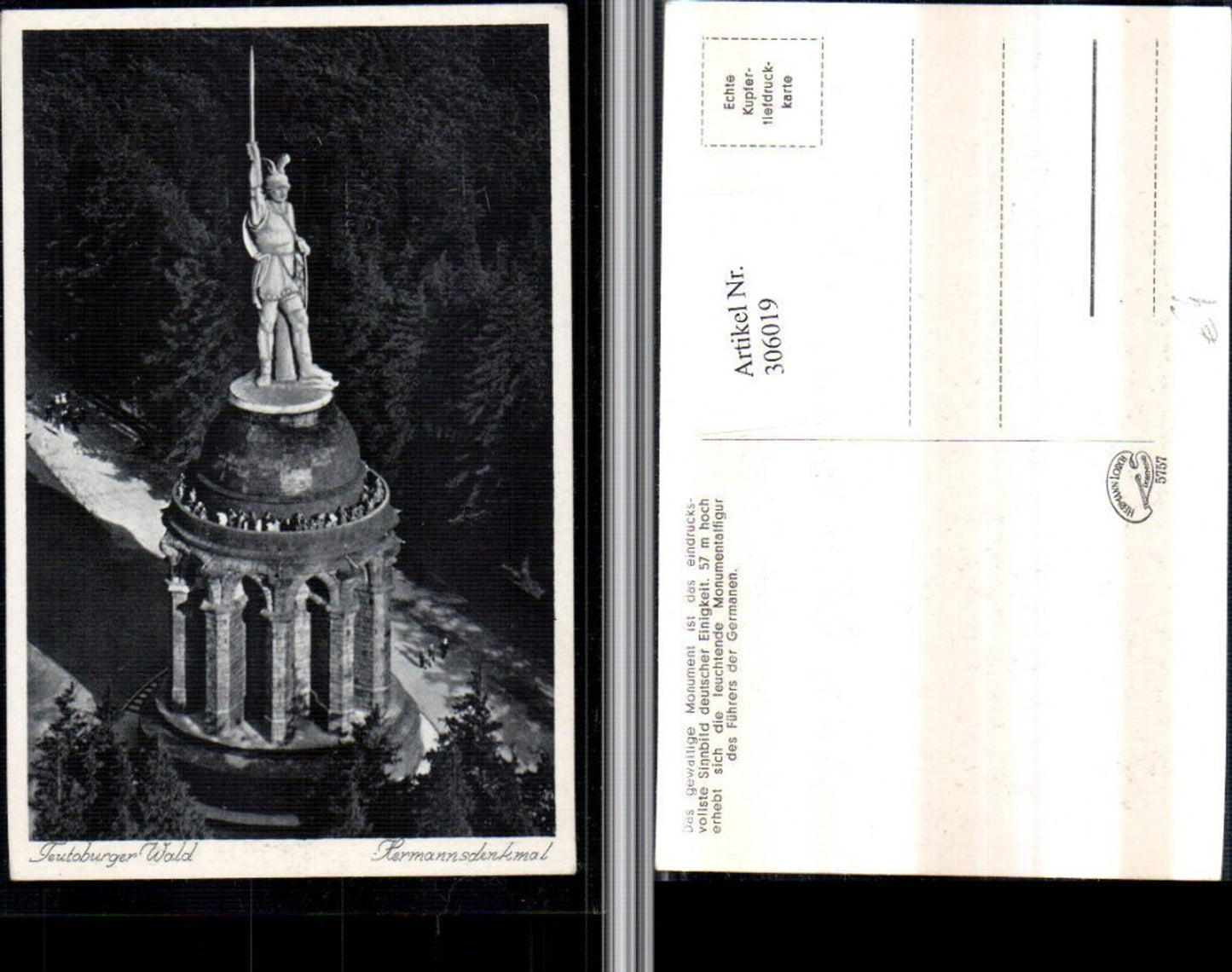 306019,Teutoburger Wald Hermannsdenkmal b. Detmold