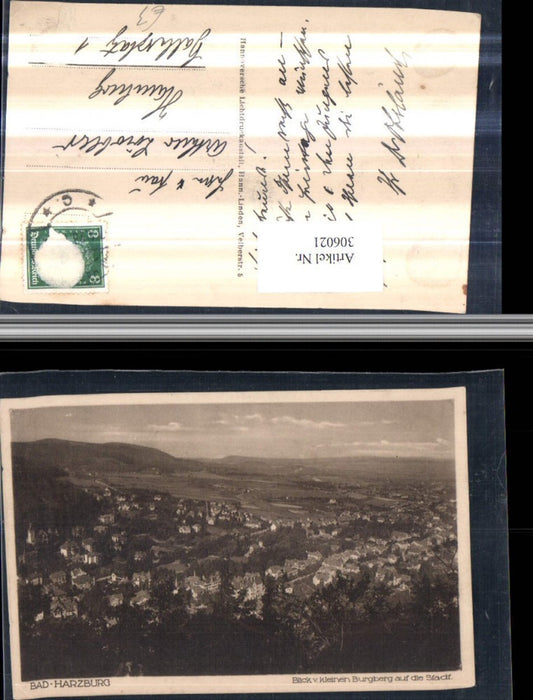 306021,Bad Harzburg Totale Blick vom kleinen Burgberg
