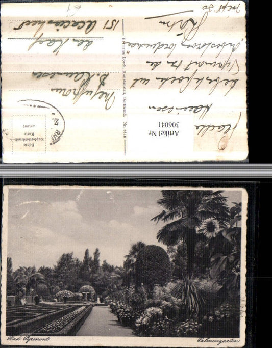 306041,Bad Pyrmont Palmengarten Partie