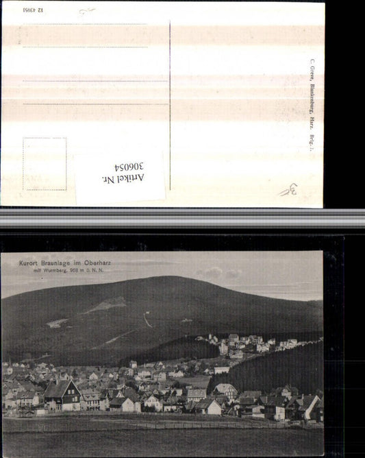 306054,Braunlage im Oberharz Totale m. Wurmberg