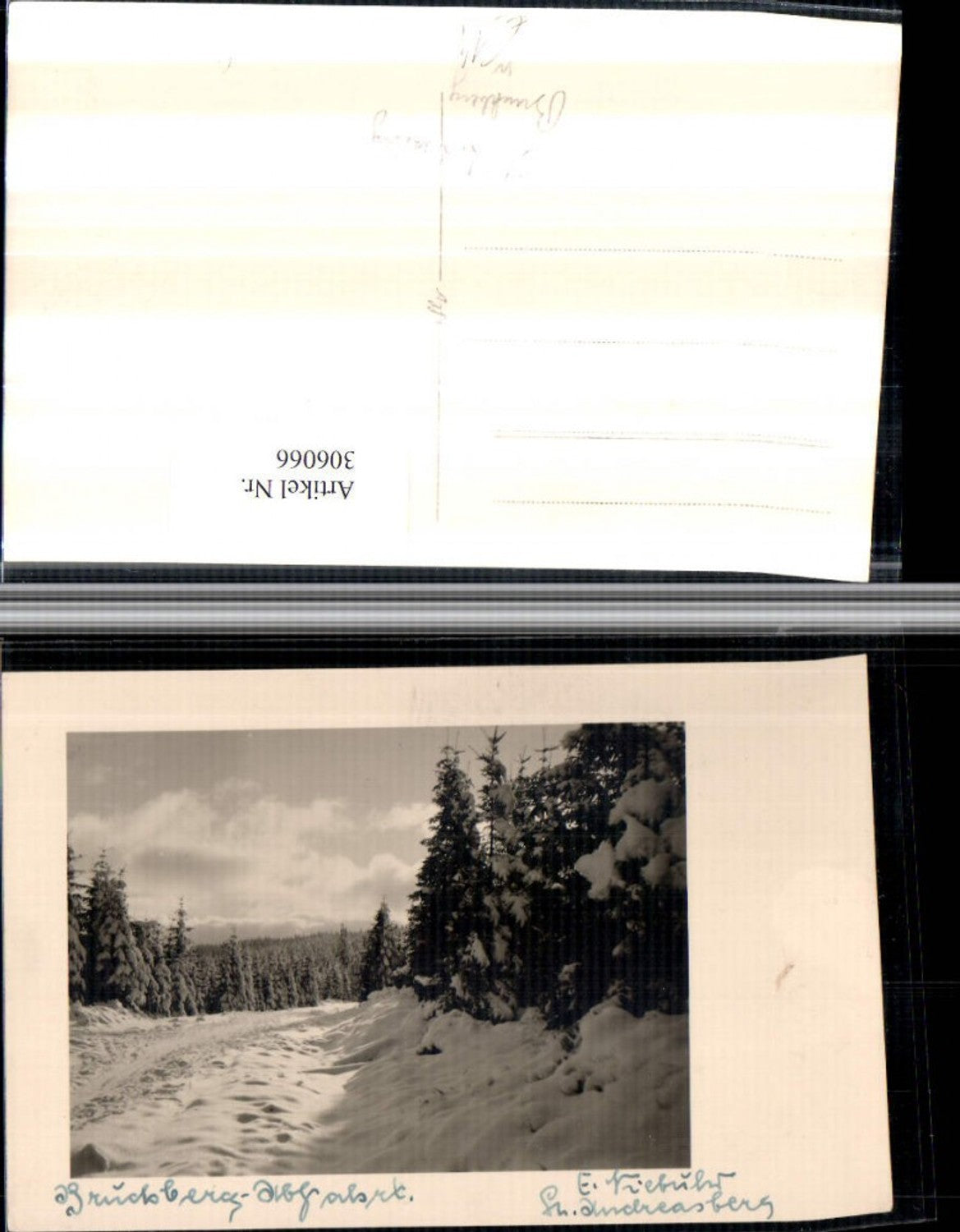 306066,Foto AK Sankt Andreasberg Bruckberg Winterlandschaft