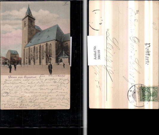 306110,Gruß aus Staßfurt Kirche