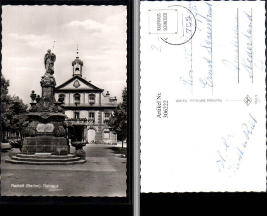 306222, Rastatt Town Hall Monument