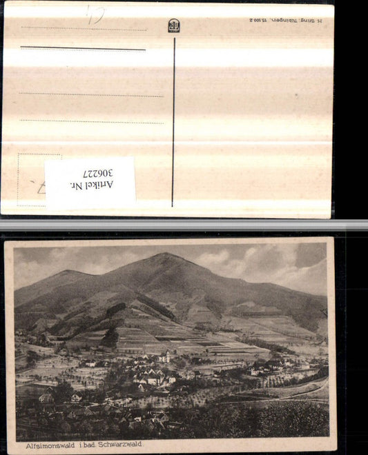 306227,Altsimonswald Simonswald im Schwarzwald Totale