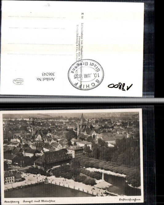 306245, Constance on Lake Constance, total view including the Council and Minster
