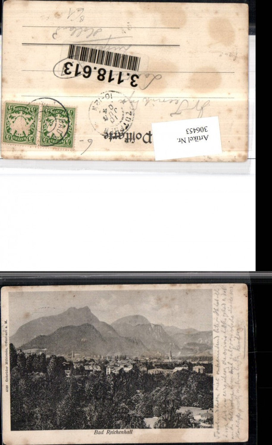 306453, Bad Reichenhall Partial view of mountain scenery