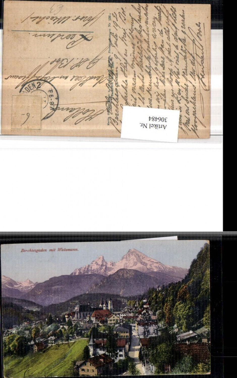 306484,Berchtesgaden Totale m. Watzmann Bergkulisse