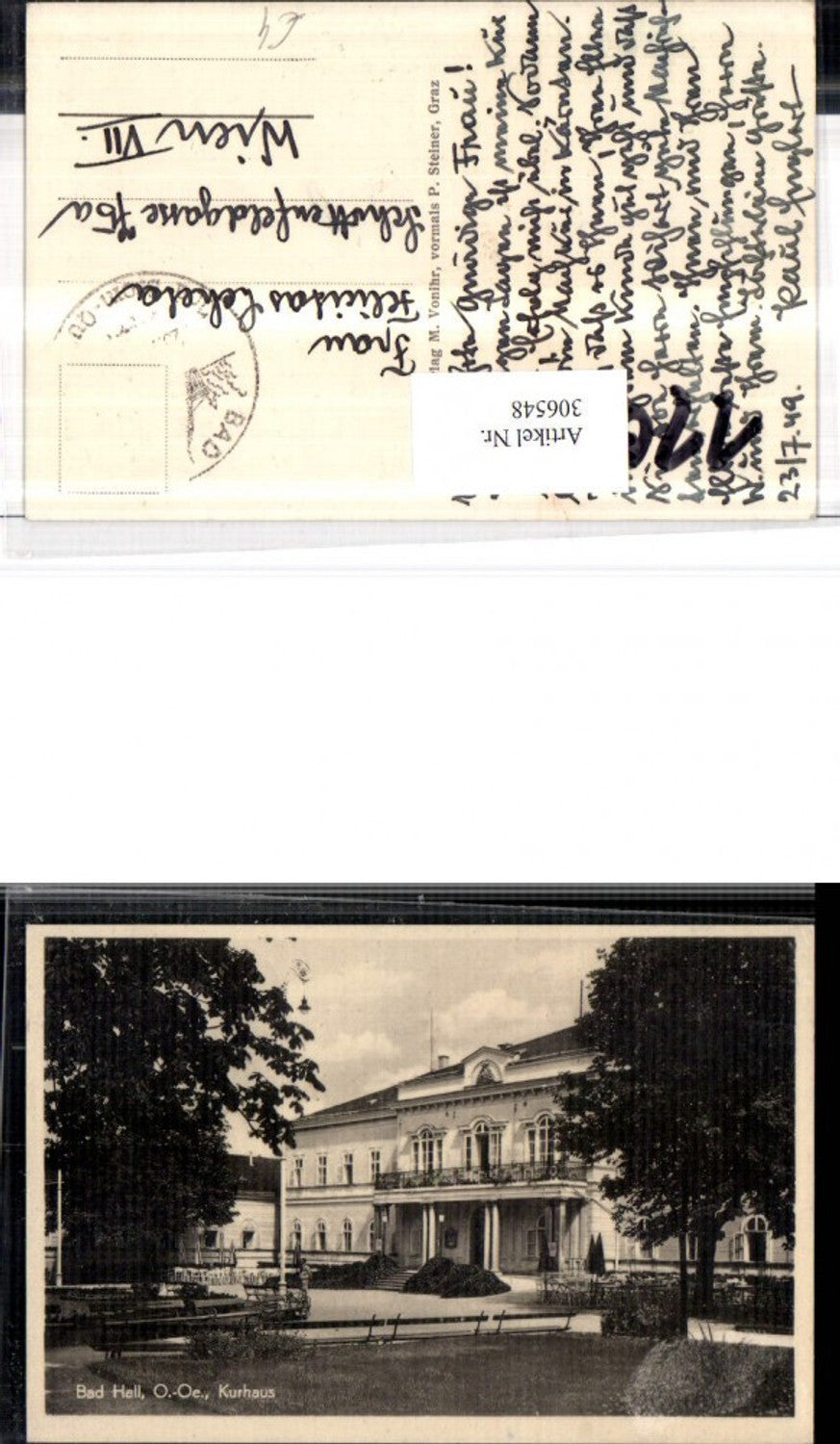 306548,Bad Hall Kurhaus Gebäude