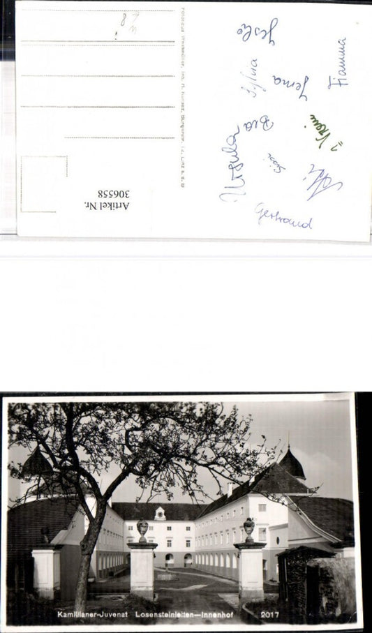 306558,Losensteinleiten b. Wolfern Kamillianer-Juvenat Innenhof
