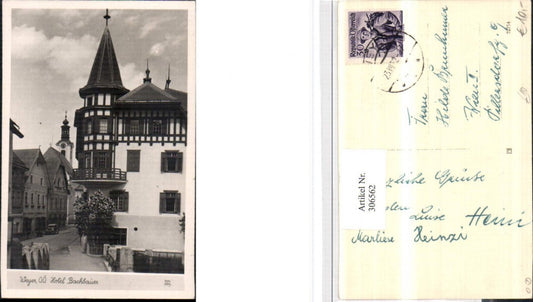 306562,Weyer Hotel Bachbauer Erker Kirchenturm pub Foto Oth