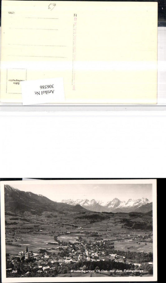 306586,Windischgarsten Totale m. d. Totengebirge Bergkulisse