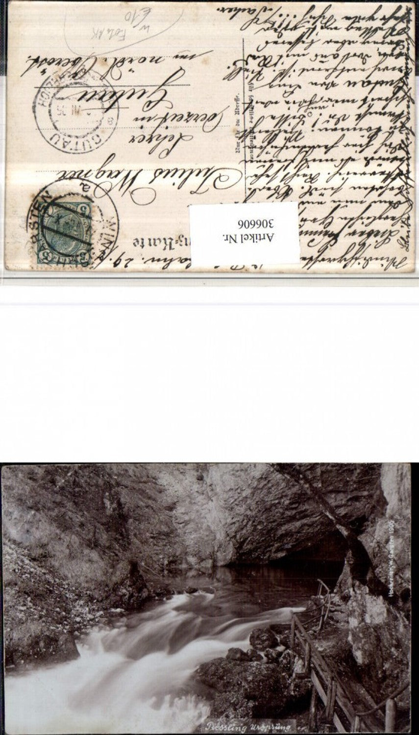 306606,Foto AK Pießling-Ursprung b. Windischgarsten Wildbach