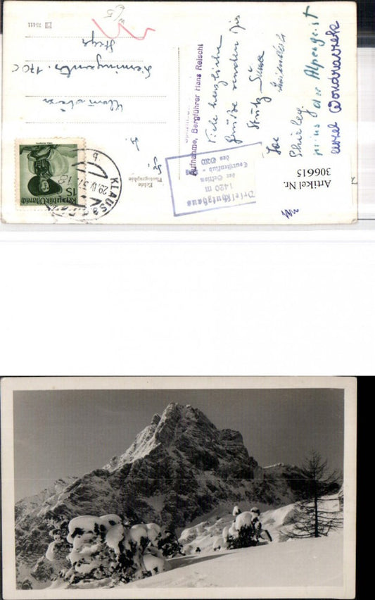 306615,Brotfall b. Windischgarsten Spital an d. Pyhrn Bergkulisse Winterbild