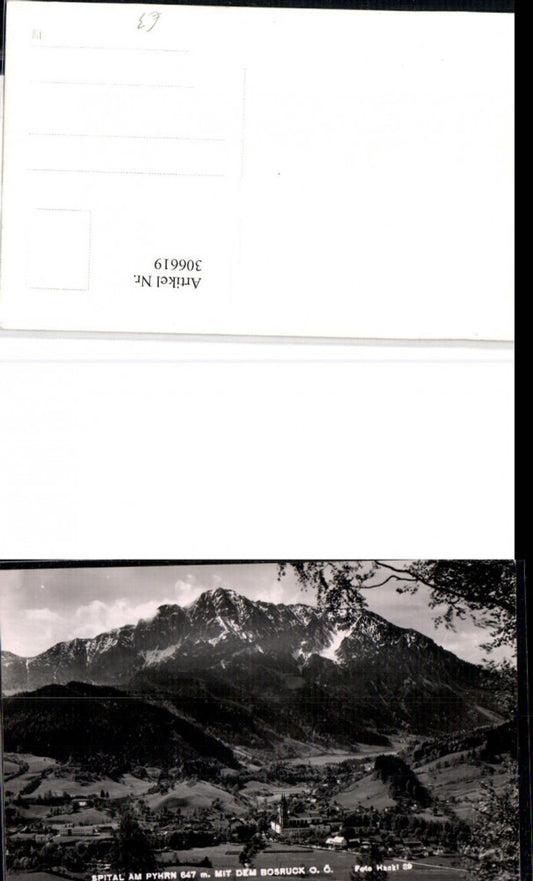 306619,Spital am Pyhrn Totale m. d. Bosruck Bergkulisse