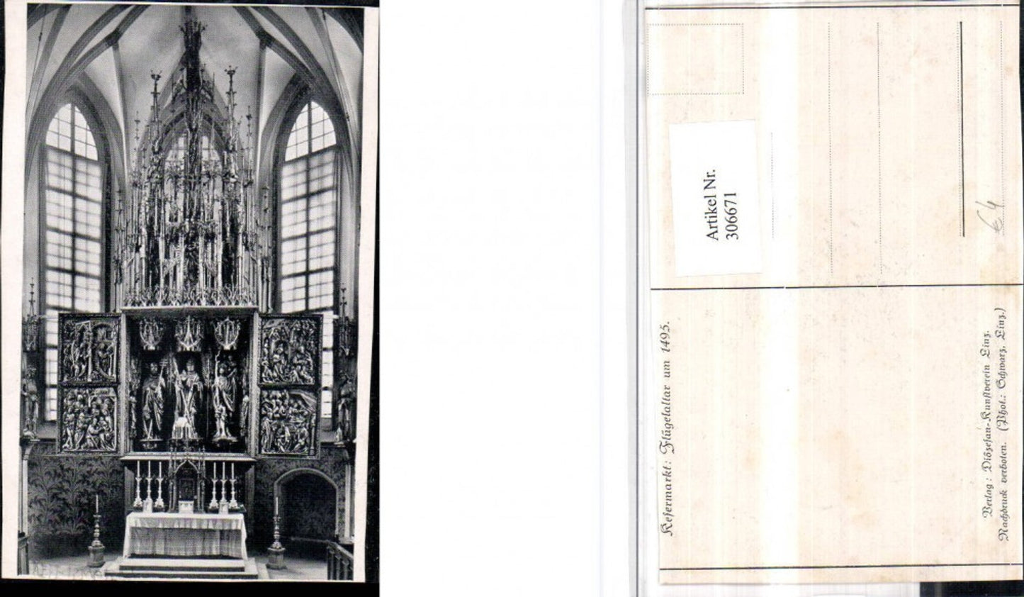 306671,Kefermarkt Kirche Innenansicht Flügelaltar