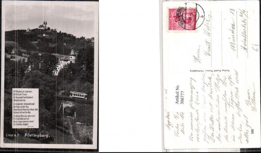 306777,Linz an d. Donau Pöstlingberg Kirche Bergbahn