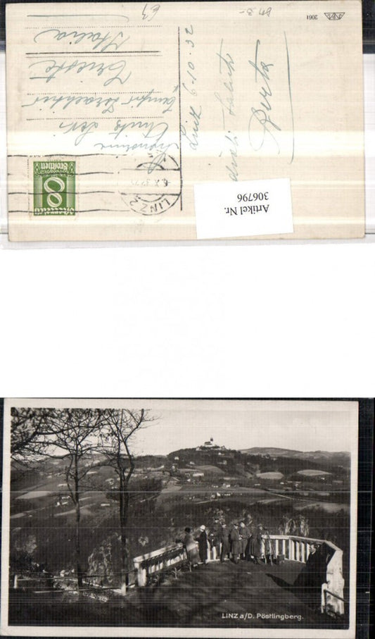 306796,Linz an d. Donau Pöstlingberg von d. Aussichtsplattform