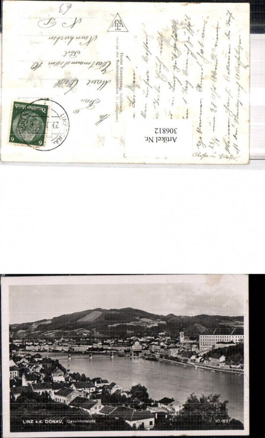 306812,Linz an d. Donau Totale Brücke