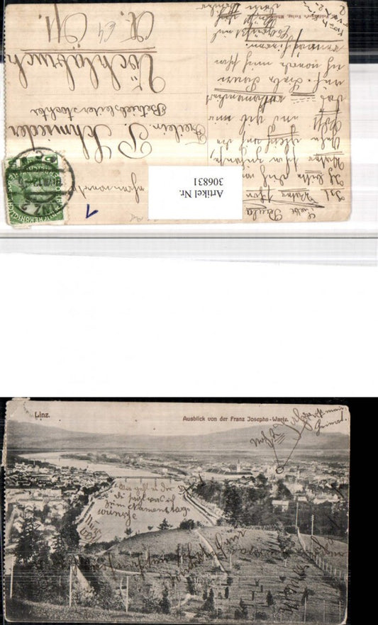 306831,Linz an d. Donau Totale von d. Franz Josephs-Warte