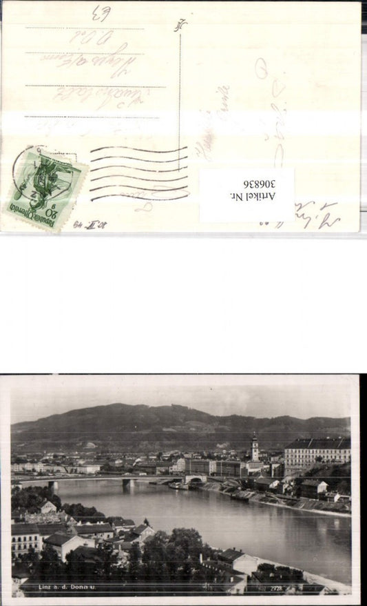 306836,Linz an d. Donau Totale Brücke