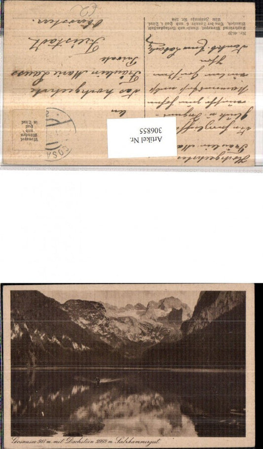 306855,Gosausee See b. Gosau m. Dachstein Bergkulisse