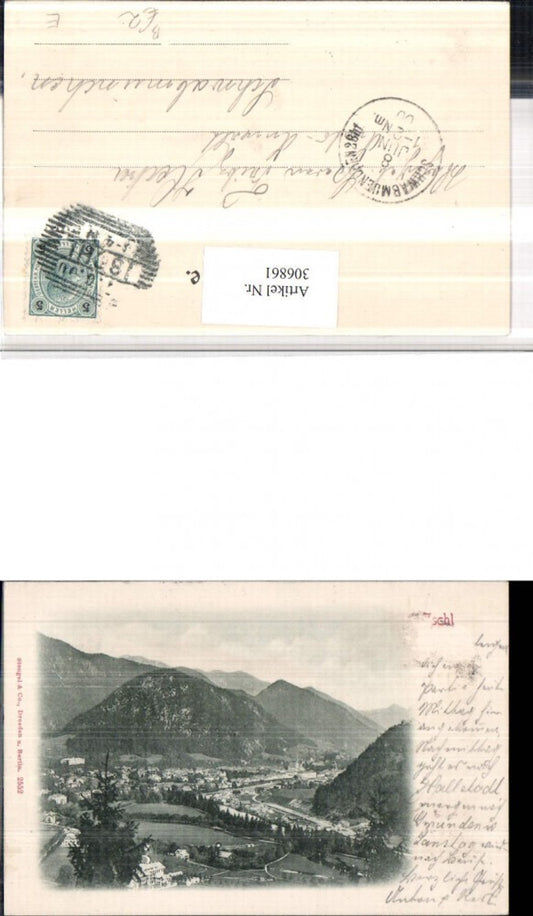 306861,Bad Ischl Totale Bergkulisse pub Stengel & Co 2552