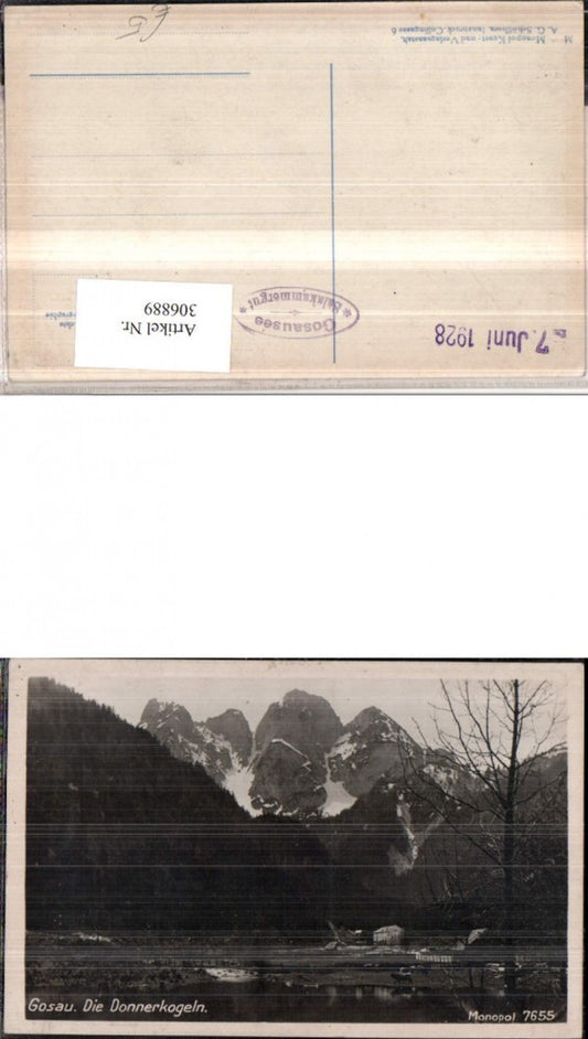 306889,Gosau Donnerkogeln Bergkulisse