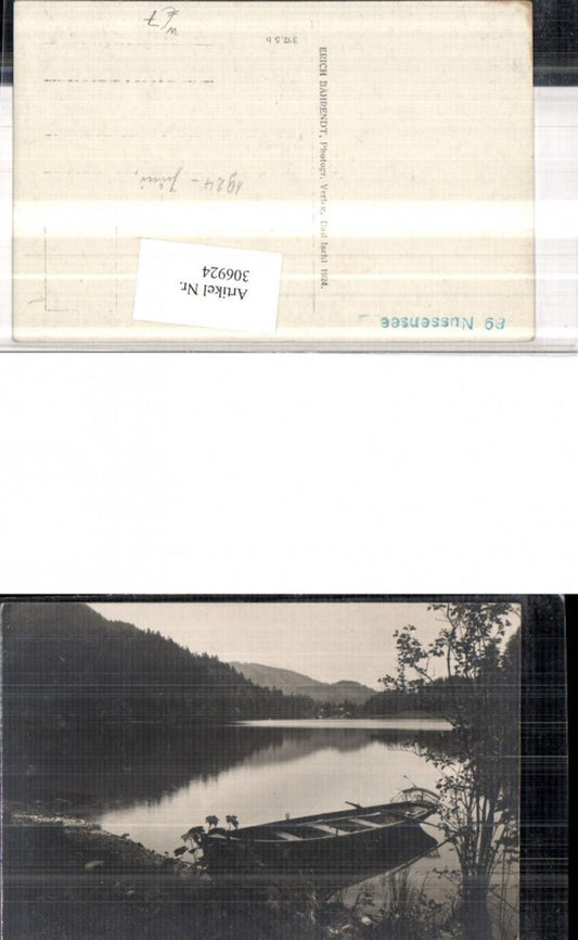 306924,Nussensee See b. Bad Ischl Partie Ruderboot Boot