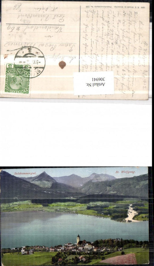 306941,St. Wolfgang Totale Bergkulisse pub F. E. Brandt 159