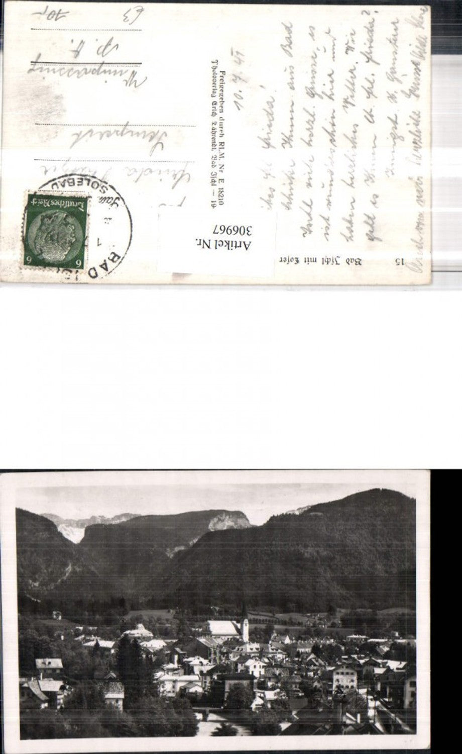 306967,Bad Ischl Totale m. Lofer Bergkulisse