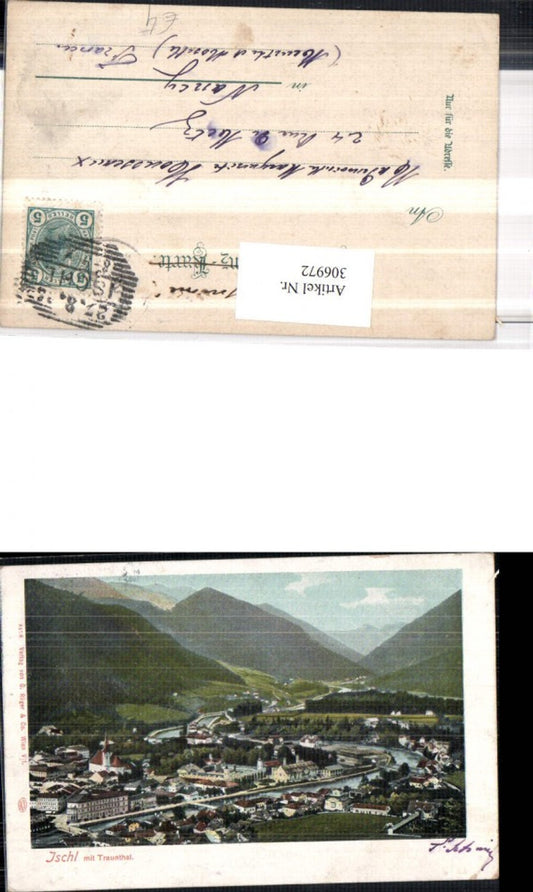 306972,Bad Ischl im Trauntal Totale Bergkulisse