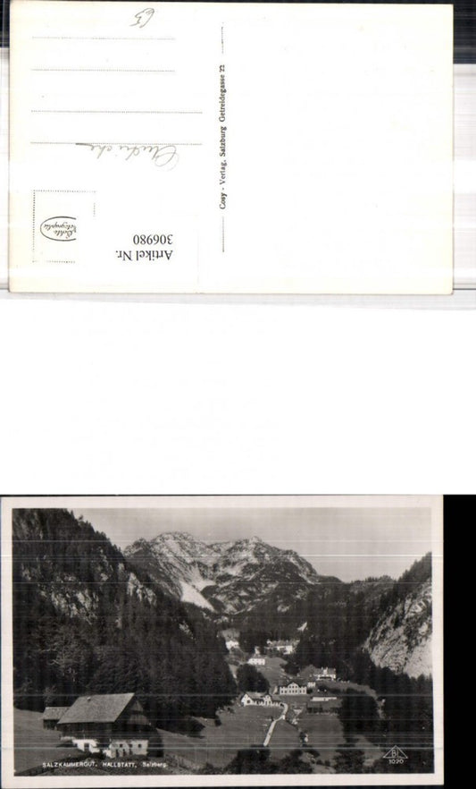306980,Hallstatt Salzberg Bergkulisse